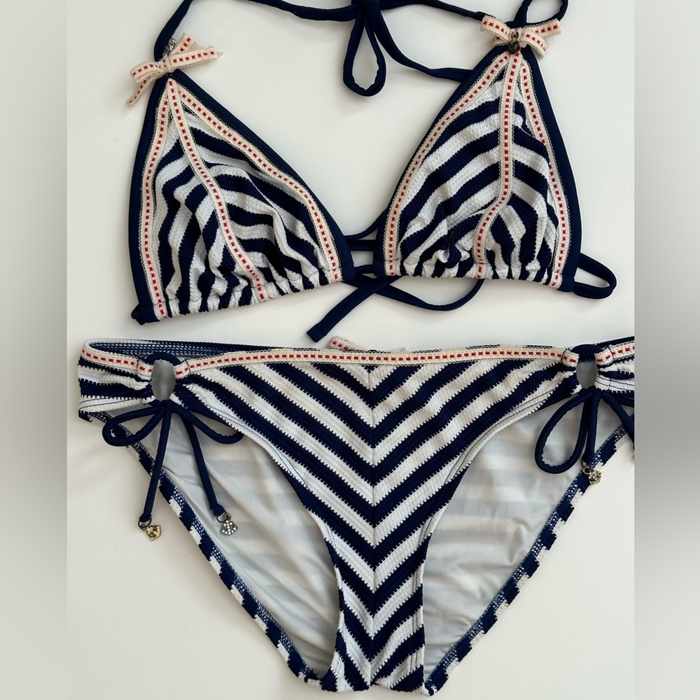 Betsey Johnson nautical swimsuit